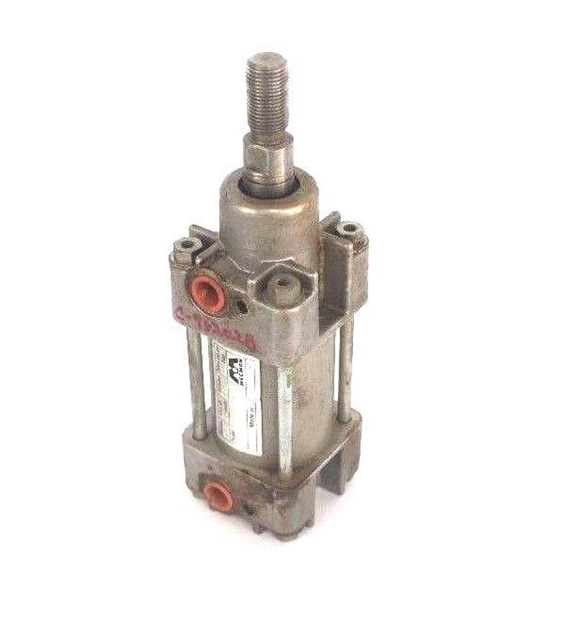 Used MECMAN SERIES 165 AIR CYLINDER VALVE CYL. 50MM, STROKE 35, MAX OP. PR. 10 BAR