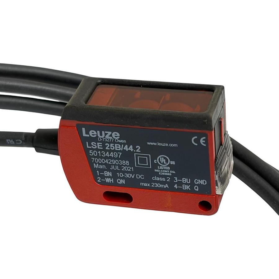Used Leuze Electronic LSE 25B/44.2 Through-Beam Photoelectric Sensor Receiver NSNP