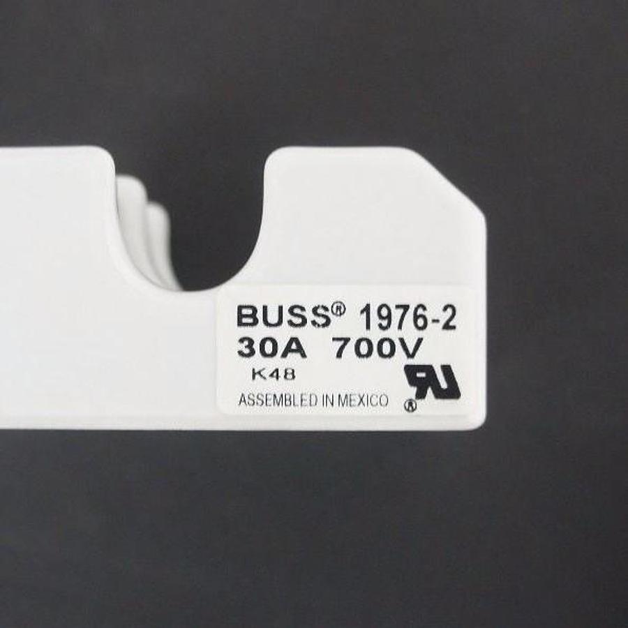Used LOT OF 2 NEW BUSS 1976-2 CERAMIC FUSE HOLDERS 30A, 700V, 19762