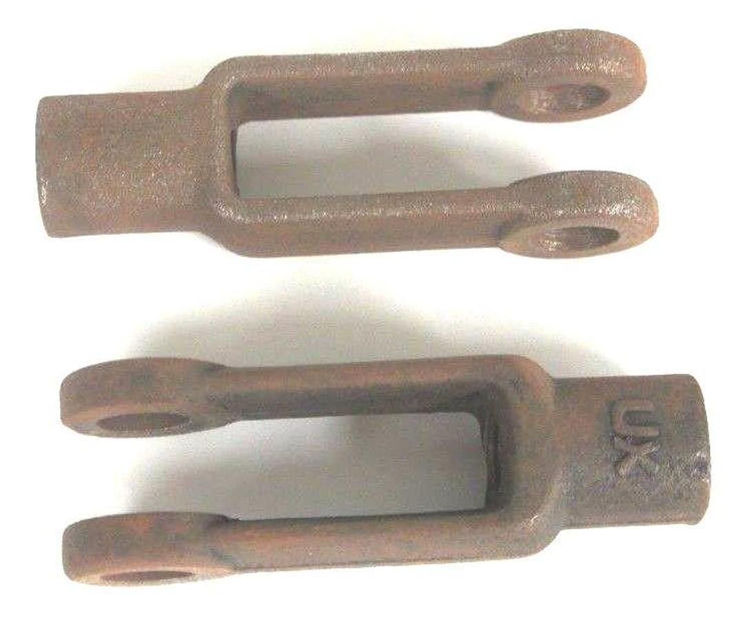 Used LOT OF 2 PARKER L045220000 LONG CLEVISES 1.75/2.5"