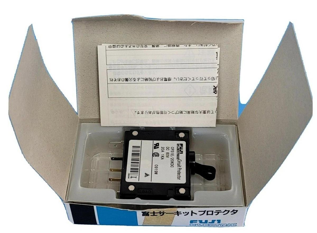 Used NIB FUJI ELECTRIC CP31E/20KDC CIRCUIT PROTECTOR DC 60V 20A 1KA