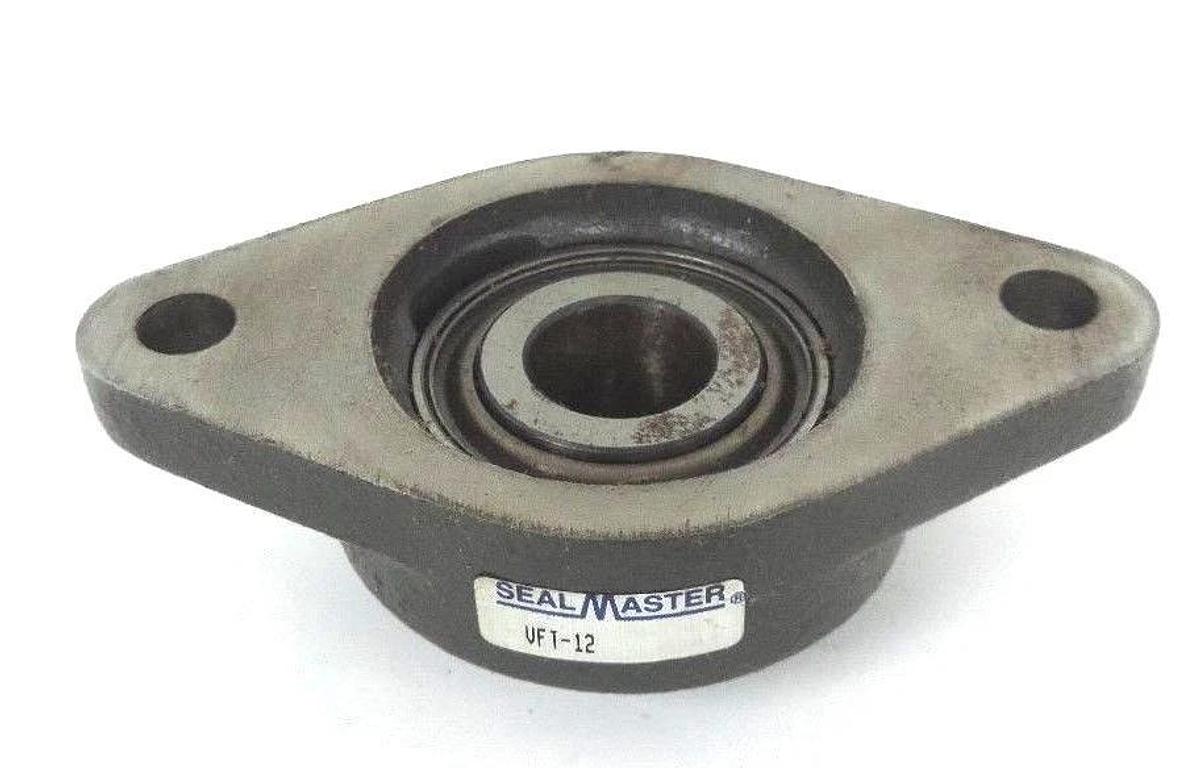 Used NIB SEALMASTER VFT-12 BALL BEARING FLANGE UNIT VFT12, BORE: 3/4''