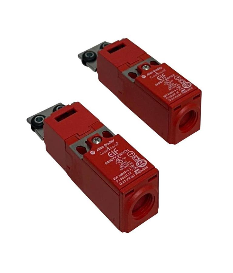 2 ALLEN BRADLEY 440K-E33080 /B Guardmaster ELF-3 SAFETY TONGUE SWITCHES NSNP
