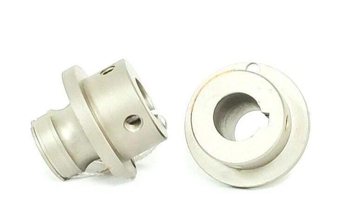 LOT OF 2 NEW GENERIC 2-106 DRIVE SHAFT FITTINGS PART #5, 5/8" BORE, 127050, 2106
