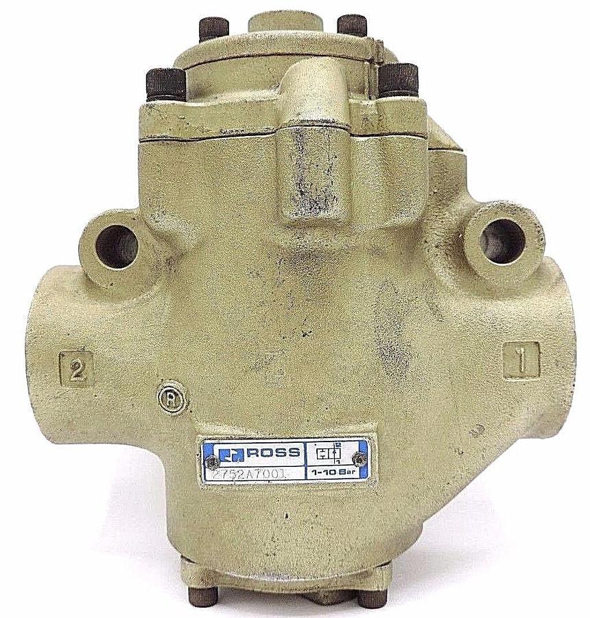 Used ROSS 2752A7001 VALVE 1-10 BAR 1 1/4 2W NO L MV