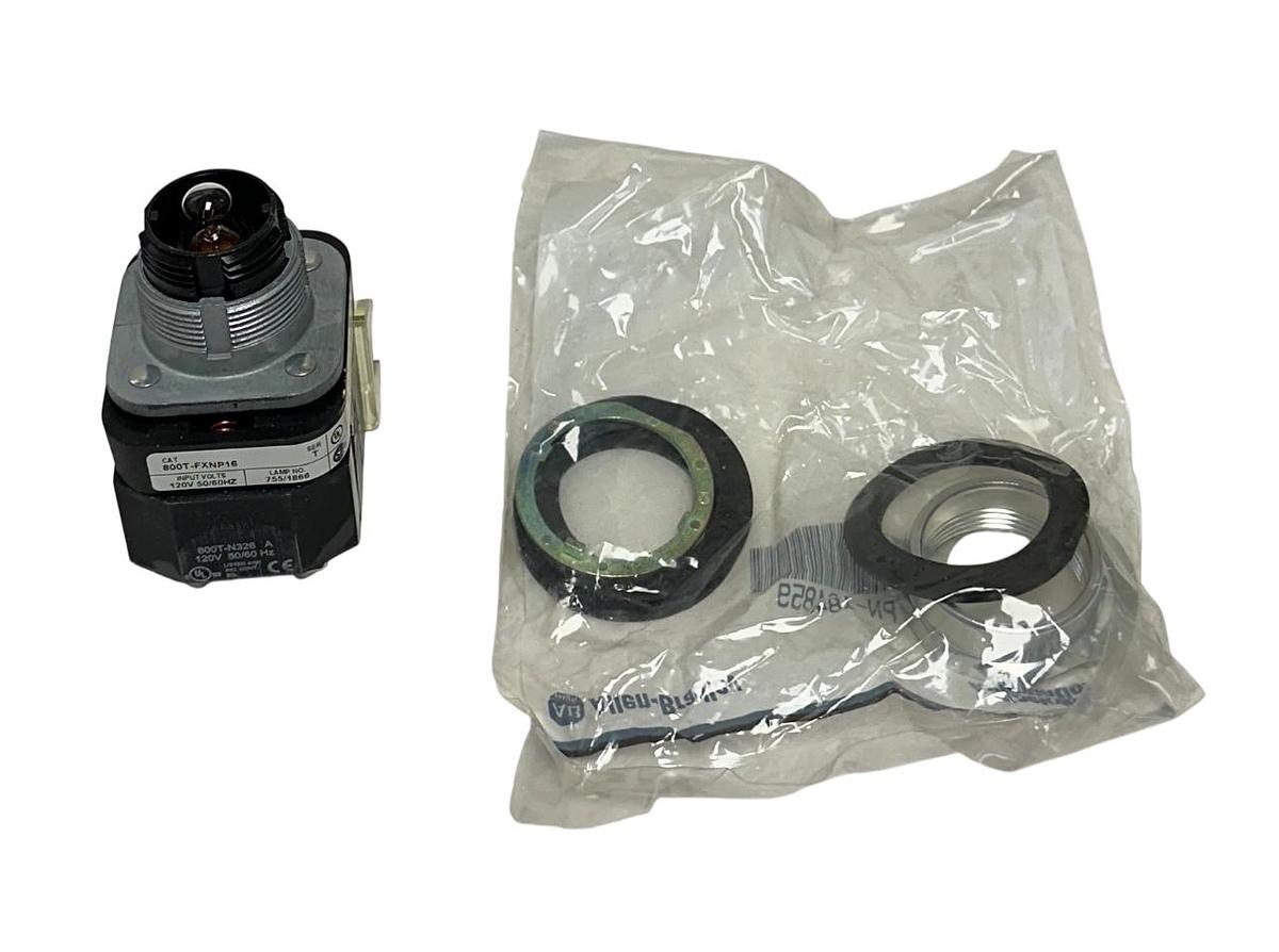 Used ALLEN BRADLEY 800T-FXNP16 /T BULLETIN 800T 30mm PUSH-PULL PUSH BUTTON OEM NSMP