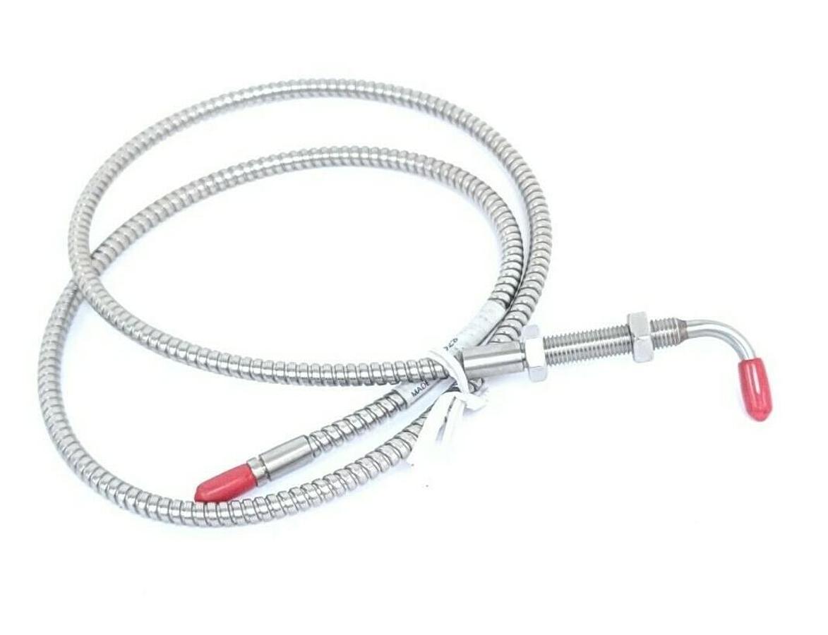 Used NEW IFM EFECTOR E20827 FIBER OPTIC CABLE THROUGH BEAM 5MM