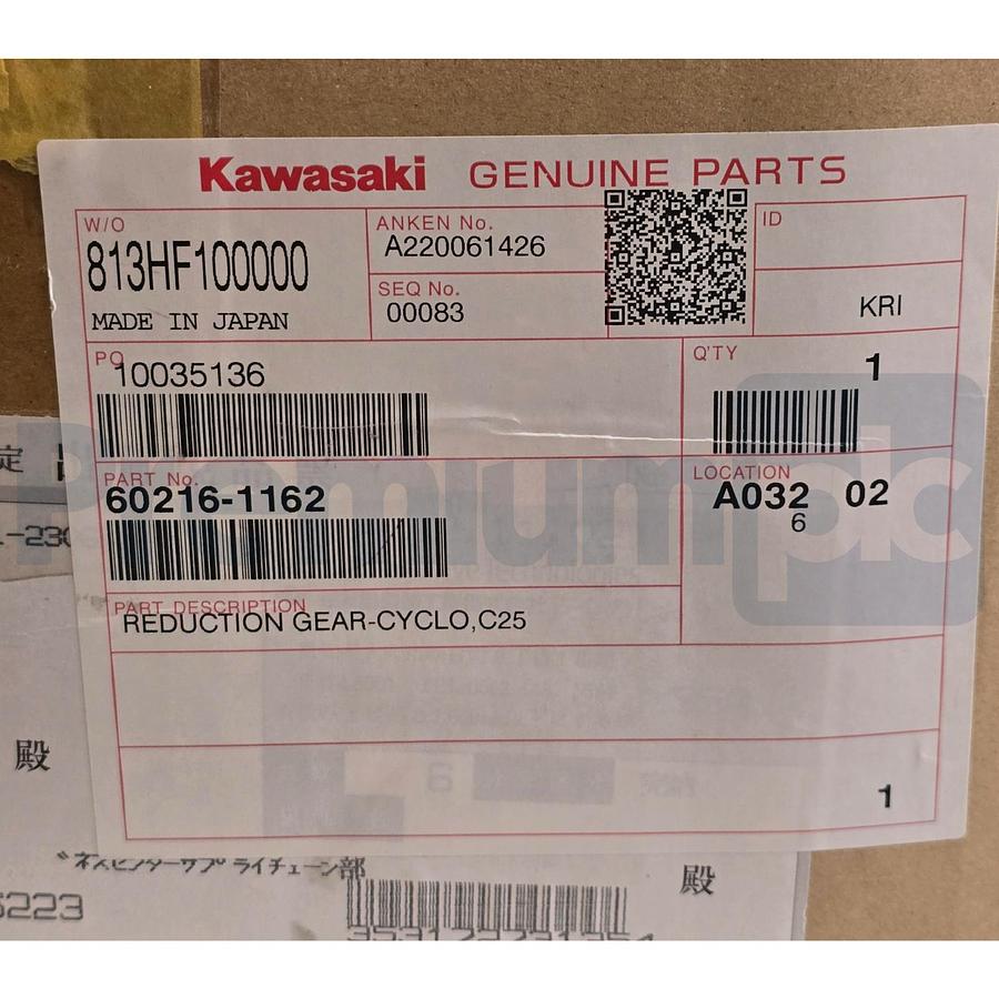 Used Kawasaki 60216-1162 RS20N JT3/RS50N JT4 Axis Robot Reduction Gear Cyclo C25 NSMP