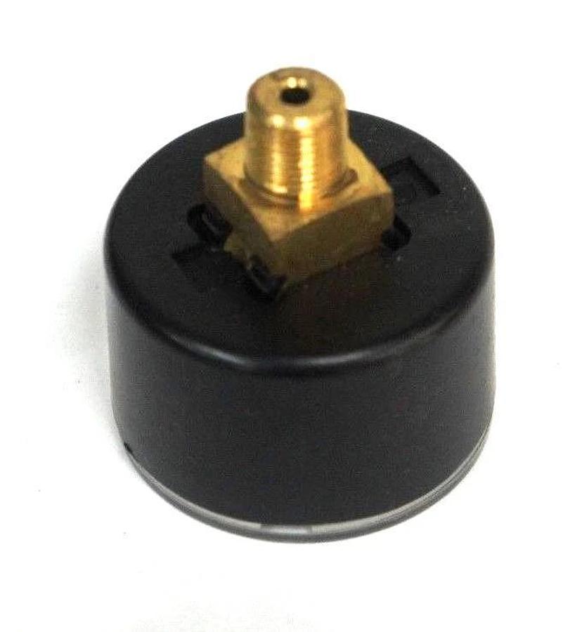 Used NIB NOSHOK 15-130-60 PRESSURE GAUGE 0-60PSI, 0-410KPA, 1/8" NPT BACK CONN