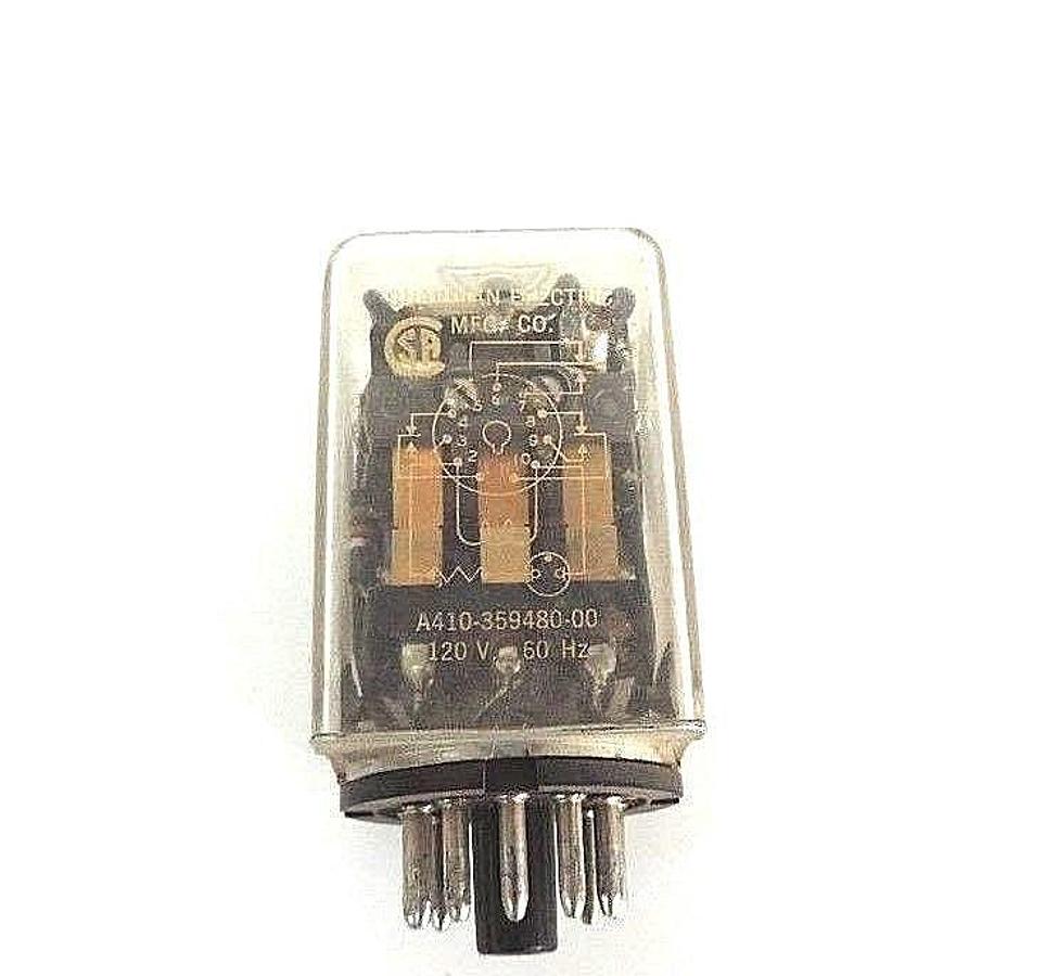 Used GUARDIAN ELECTRIC A410-359480-00 RELAY 120V, 60HZ