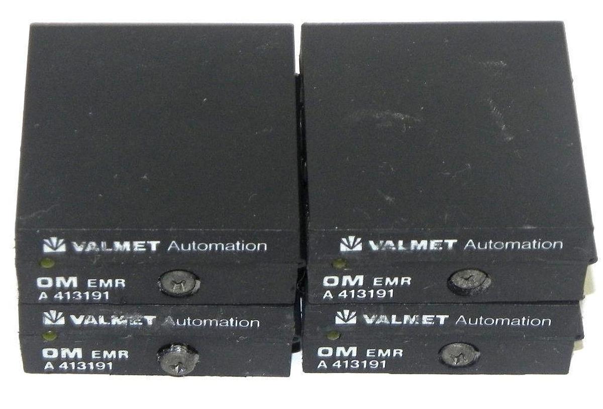 Used LOT OF 4 VALMET A413191 RELAYS