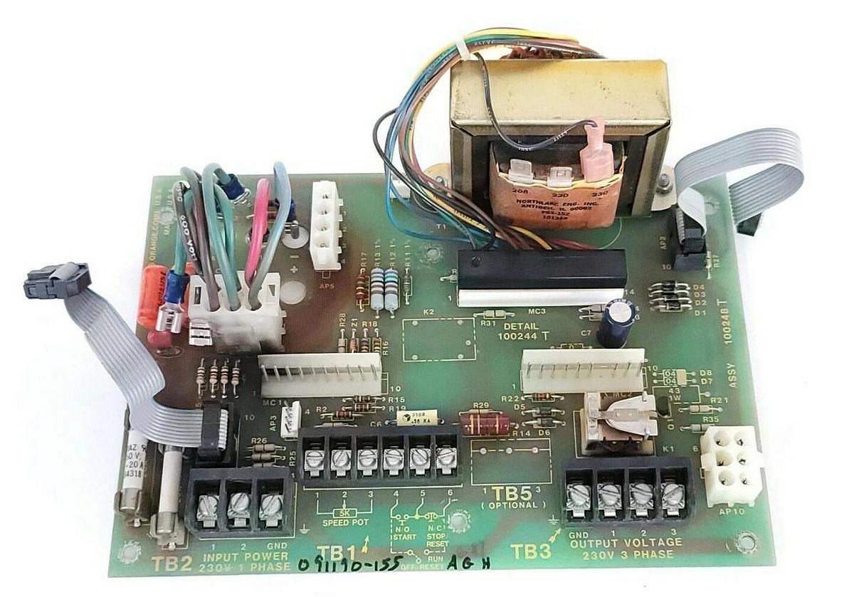 Used PARAMETRICS 100248 MOTHERBOARD 230V, 3PH