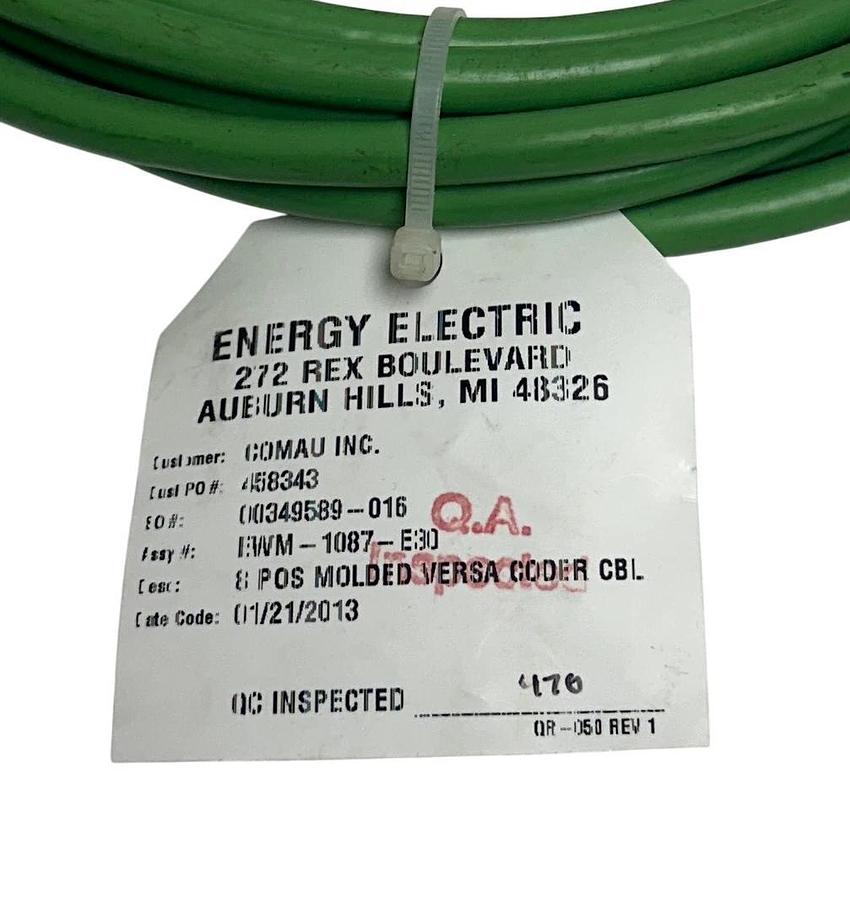 ENERGY ELECTRIC EWM-1087-E30 / EWM1087E30 MOLDED VERSA CODER CABLE 8-POS NSNP