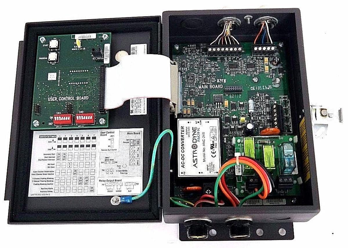 Used NIB STI LCM-A1A-FD2 LIGHT CURTAIN CONTROLLER 82436-0011 MS46TB-AC-WQD1A-FD2