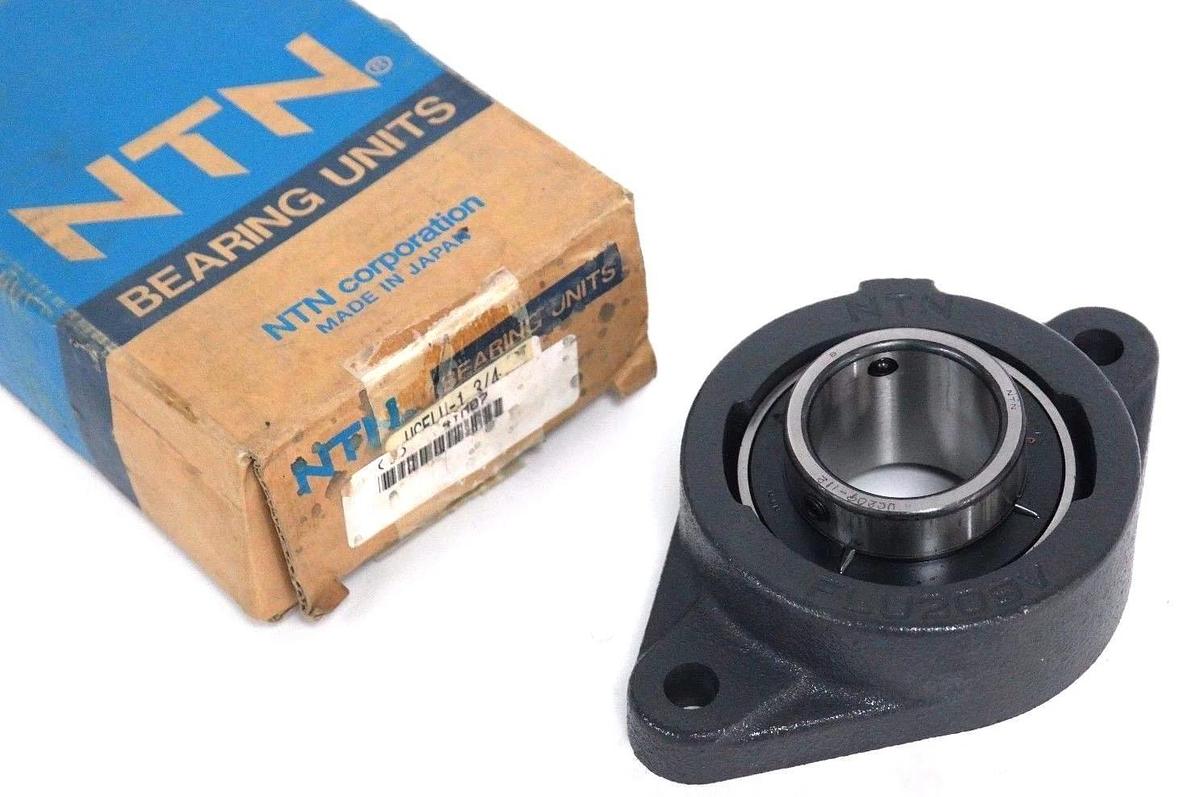 Used NEW NTN UCFLU-1.3/4 MOUNTED BALL BEARING FLU209V