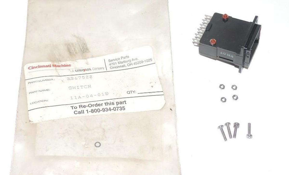 Used CINCINNATI MACHINE 16 POSITION THUMBWHEEL SWITCH LWC1101