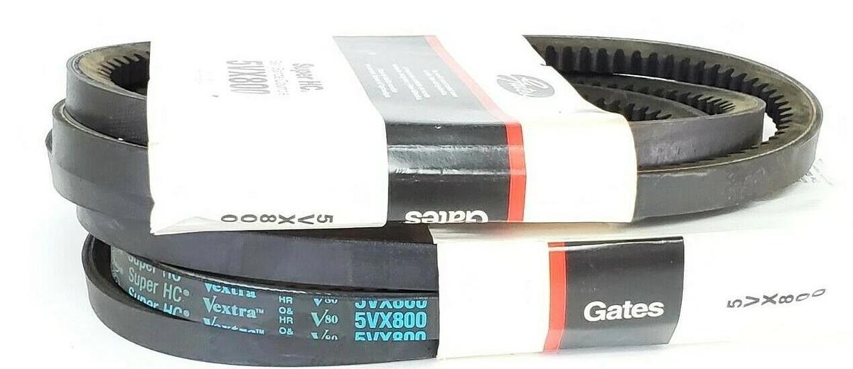 Used LOT OF 2 NEW GATES 5VX800 BELTS 5/8'' X 80''