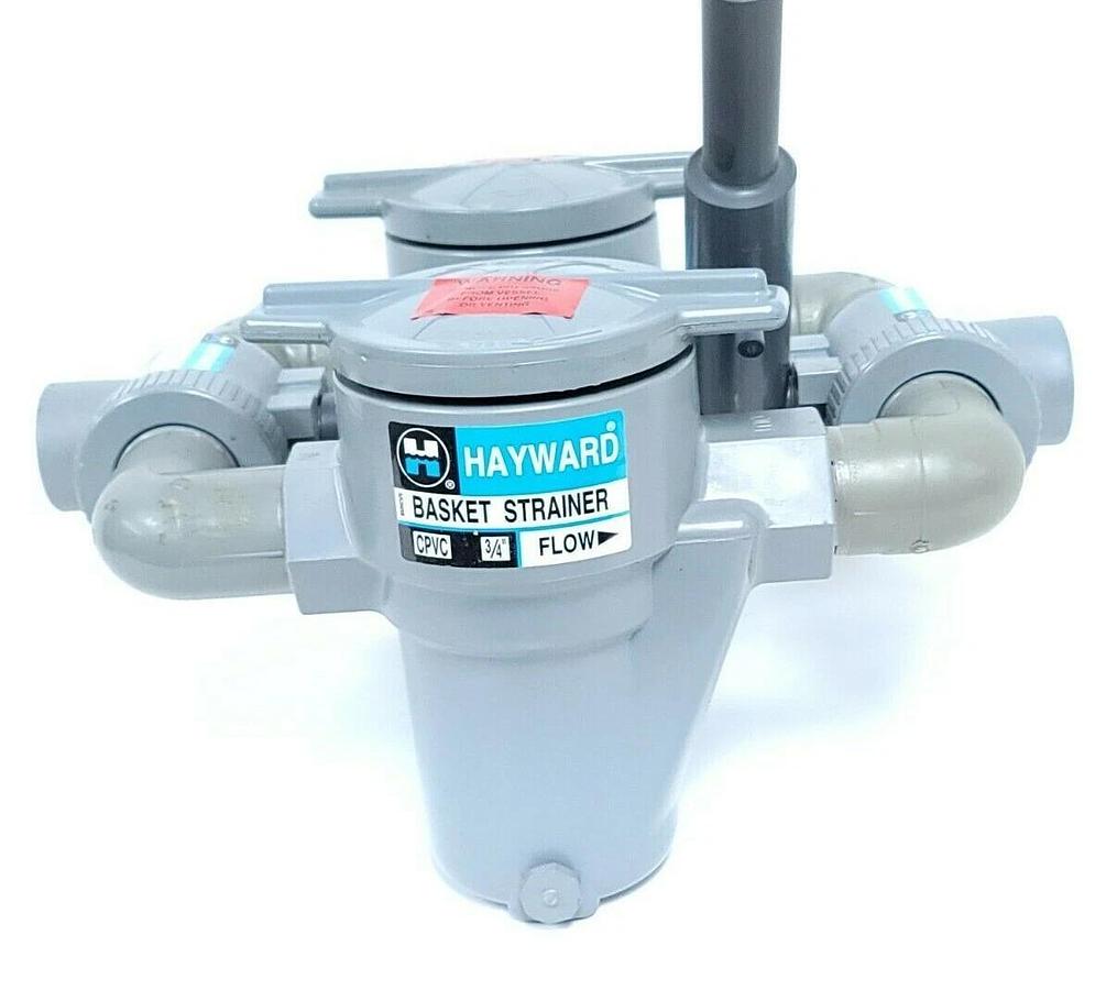 NEW HAYWARD DS20075-T 3/4'' PVC DUPLEX BASKET STRAINER DS20075T