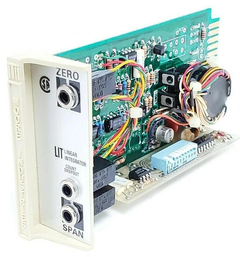 Used MOORE INDUSTRIES LIT/1-5V/A/24DC LINEAR INTERGRATOR BOARD 350-246-01B