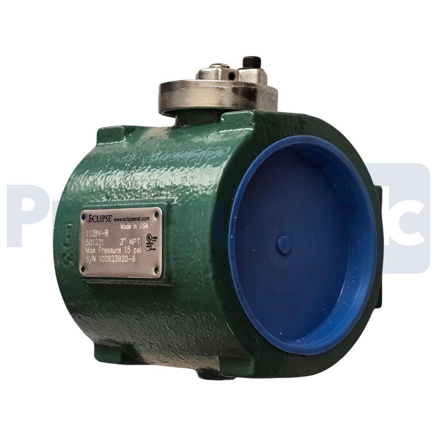 Used Honeywell Eclipse 112BV-B 3" NPT Full Port Manual Control Butterfly Valve 501221