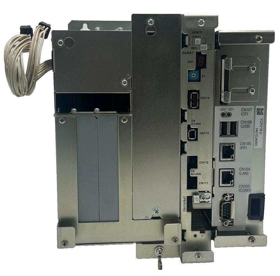 Used Yaskawa JZNC-YRK51-1E Controller Rack w/ JANCD-YIF01-1E & YCP01B-E Boards