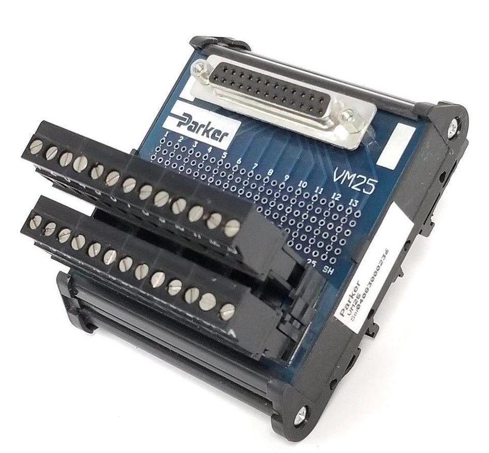Used PARKER VM25 I/O BREAKOUT MODULE 25PIN
