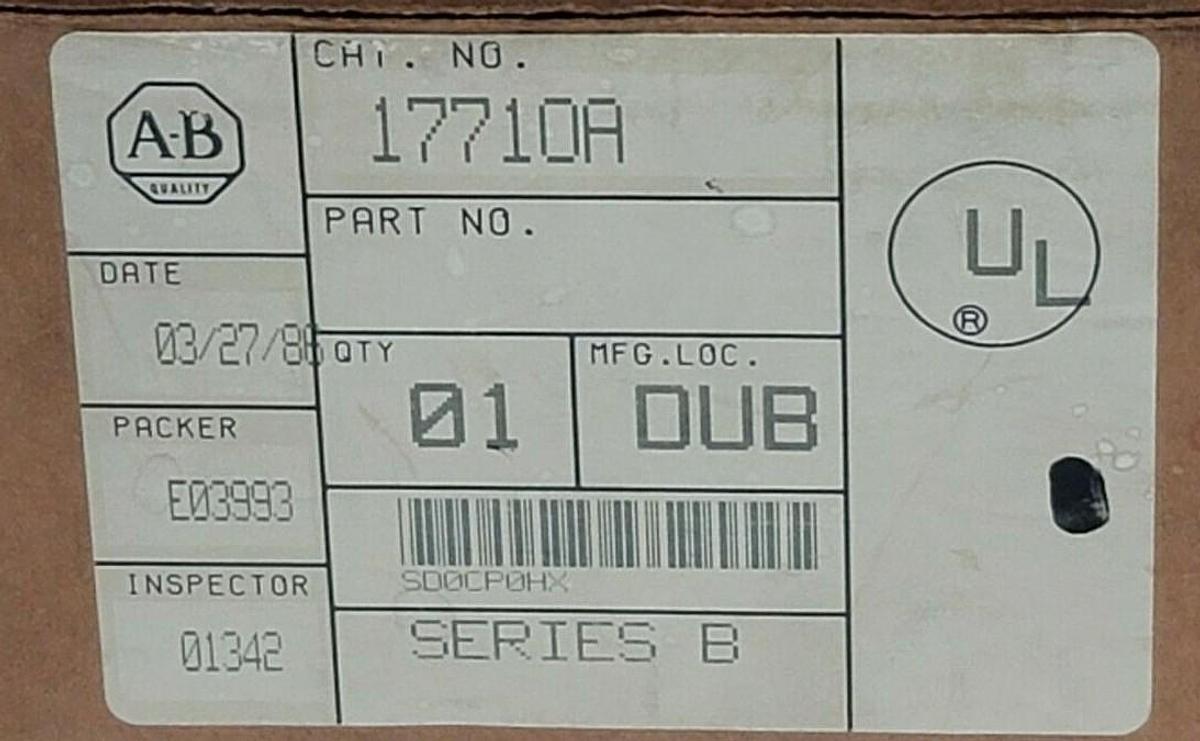 Used REPAIRED ALLEN BRADLEY 1771-OA SER. B AC OUTPUT MODULE W/ 1771-WA SER. B