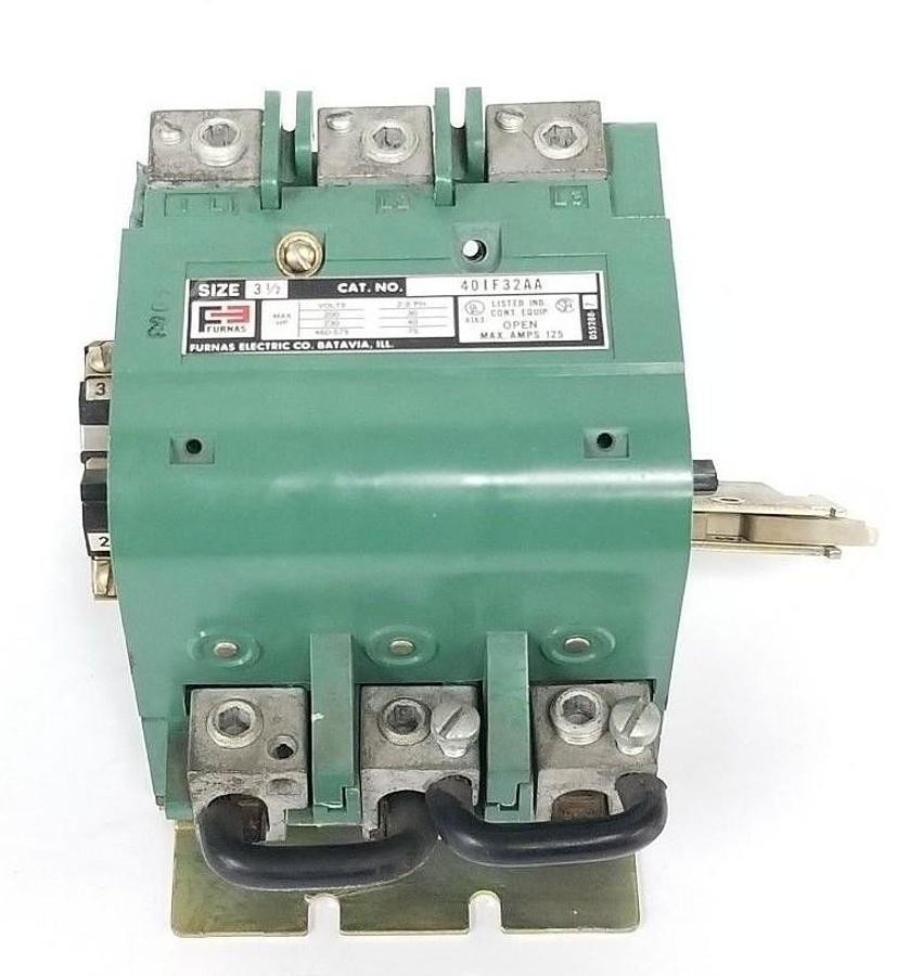 Used FURNAS 40IF32AA STARTER SIZE 3.5 MAX. AMPS 125