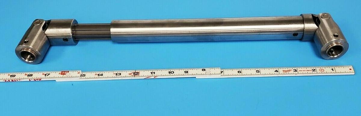 Used NEW GENERIC G0007738 U-JOINT COUPLING SHAFT AXLE 50825, 19" LENGTH