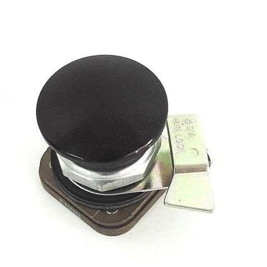 Used NIB ALLEN BRADLEY 800T-D2Q PUSH BUTTON 800TD2Q, BLACK W/ LOCK ATTACH SER. T