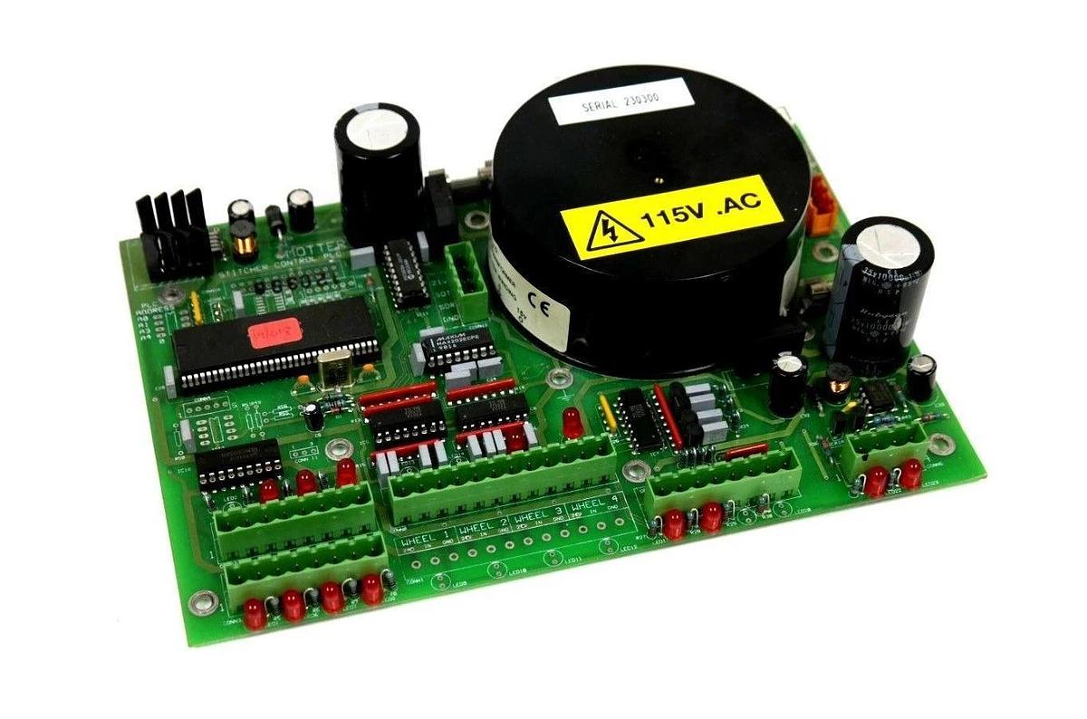 Used MOTTER PCB 19/014 STITCHER CONTROL PLC BOARD 120396 W/TRANSFORMER 40/3697