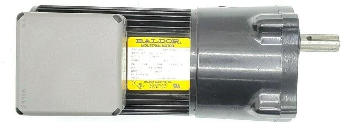 Used NEW BALDOR 25E455W099G1 INDUSTRIAL MOTOR .14//.17HP 110/220//115/230V 1PH