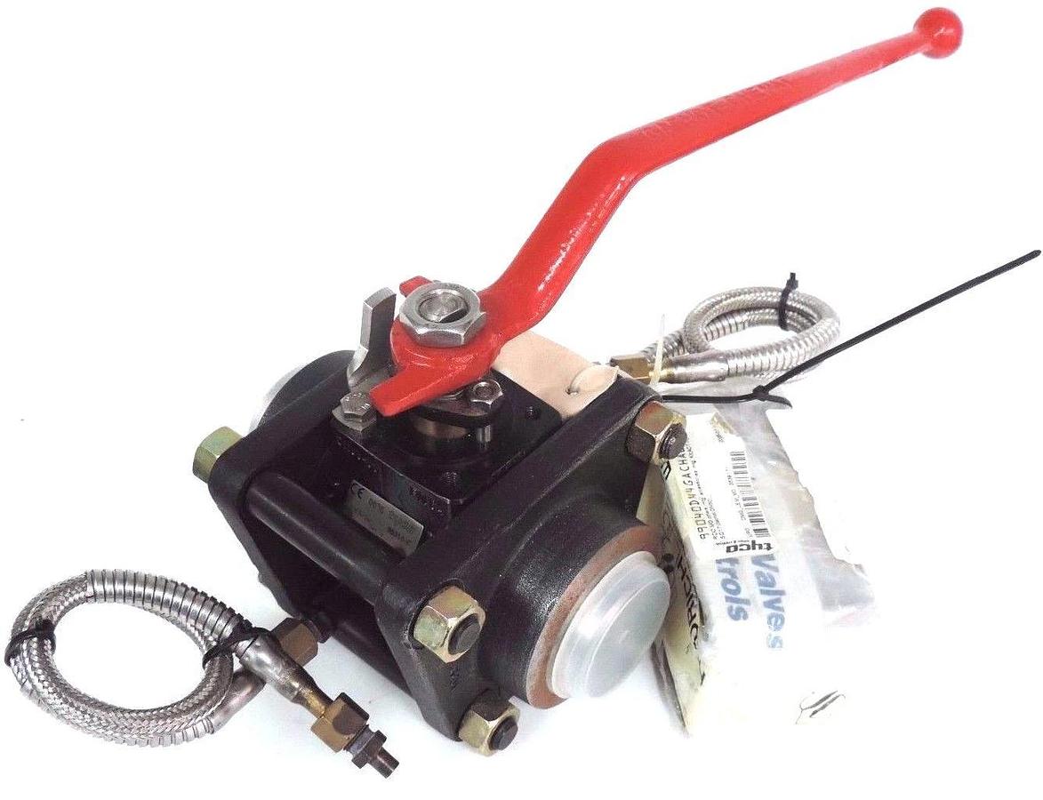 NEW TYCO 95310-F, 2" BALL VALVE DN65-50 PN64 V16ACIER, VHF-DN50-PN63, CAT III