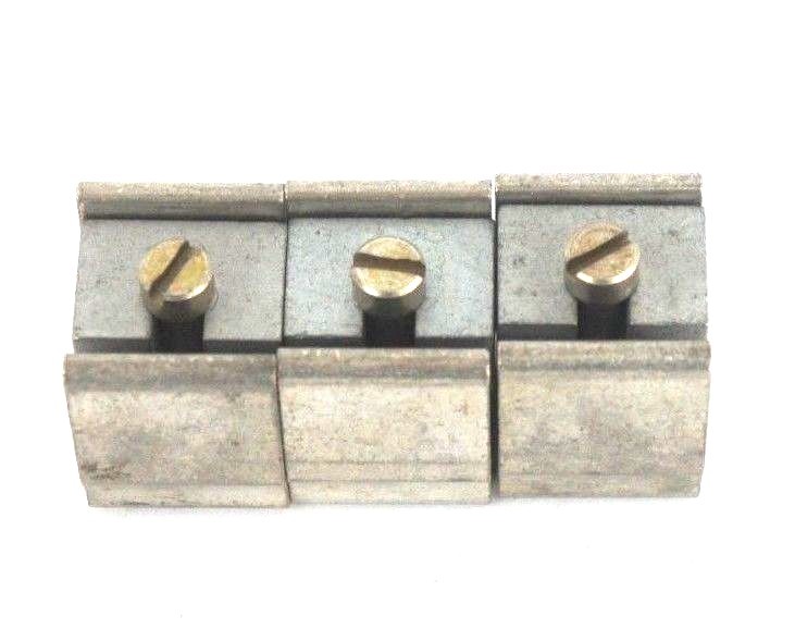 Used LOT OF 3 ALLEN BRADLEY FUSE BLOCK LUGS