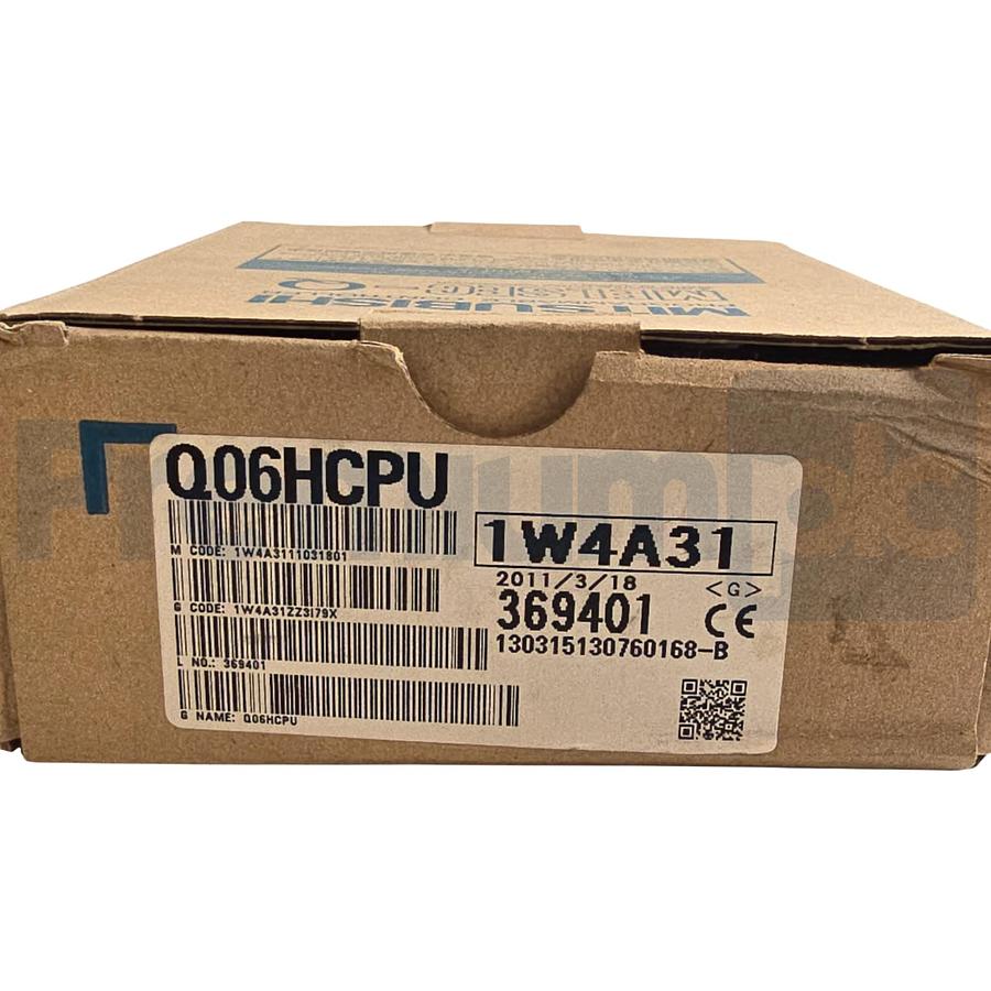 Used MITSUBISHI Q06HCPU MELSEC-Q QnU (PLC) CPU UNIT MAX 60Ksteps 5VDC 0.64A NSMP