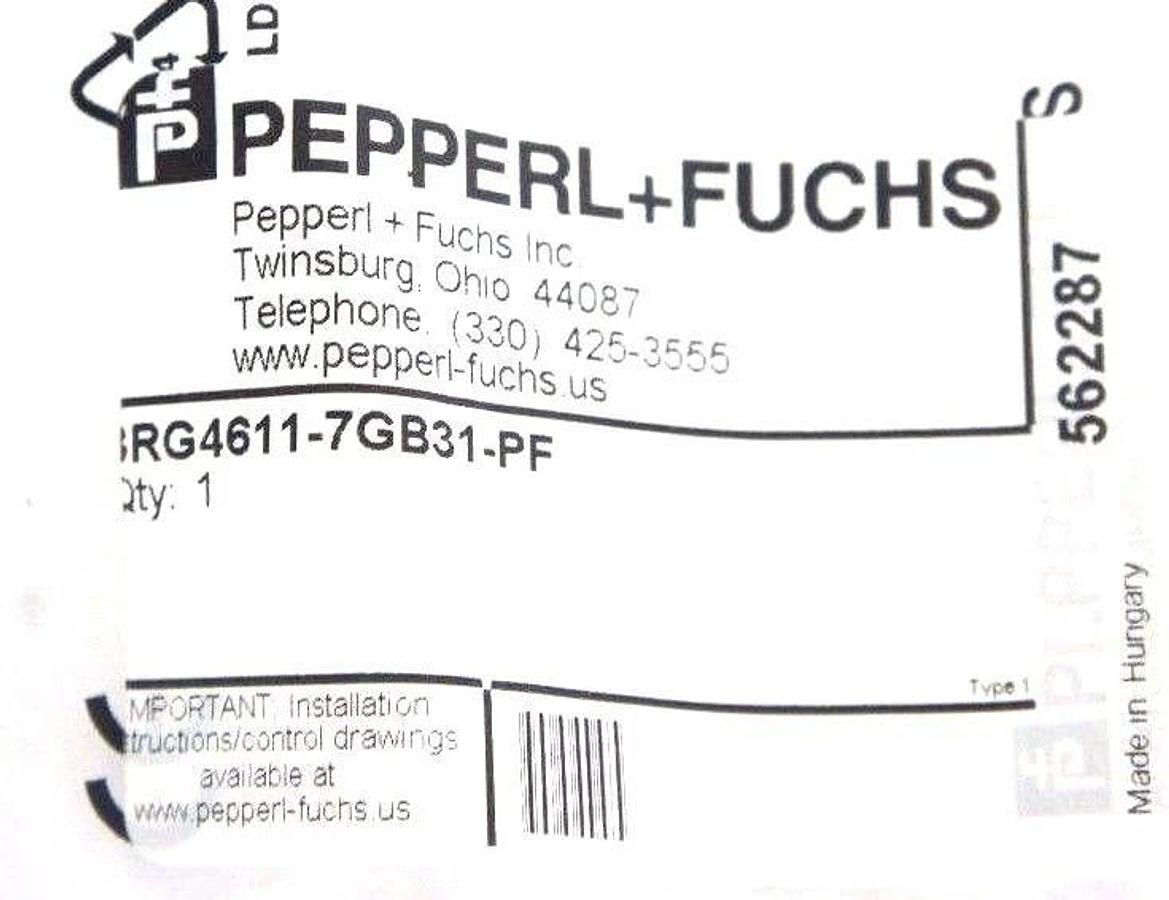 NEW PEPPERL + FUCHS 3RG4611-7GB31-PF INDUCTIVE PROXIMITY SENSOR 562287