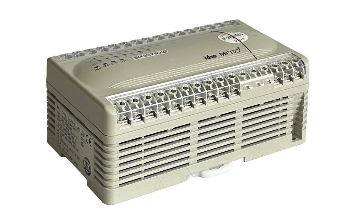Used IDEC FC2A-C16A1 / FC2AC16A1 MICRO3 PLC CONTROLLER 100-240VAC 50/60Hz 30VA