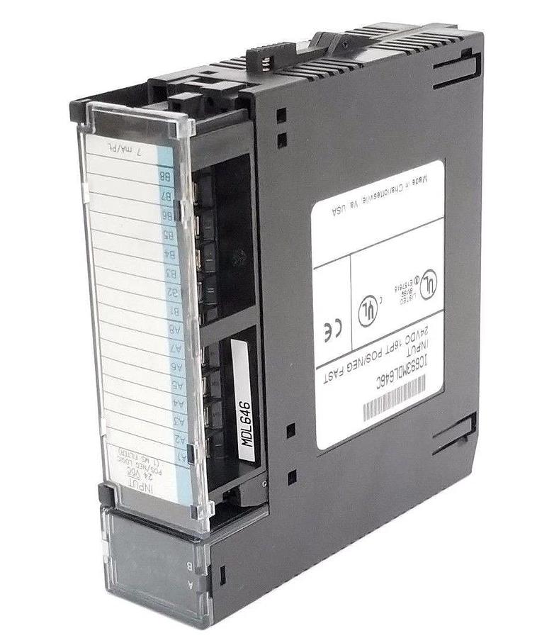 Used GE FANUC IC693MDL646C INPUT MODULE 24VDC 16PT POS/NEG FAST