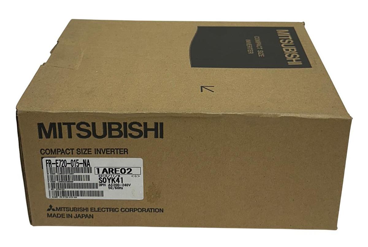Used MITSUBISHI FR-E720-015-NA / FRE720015NA COMPACT INVERTER E700 200-240VAC NSMP
