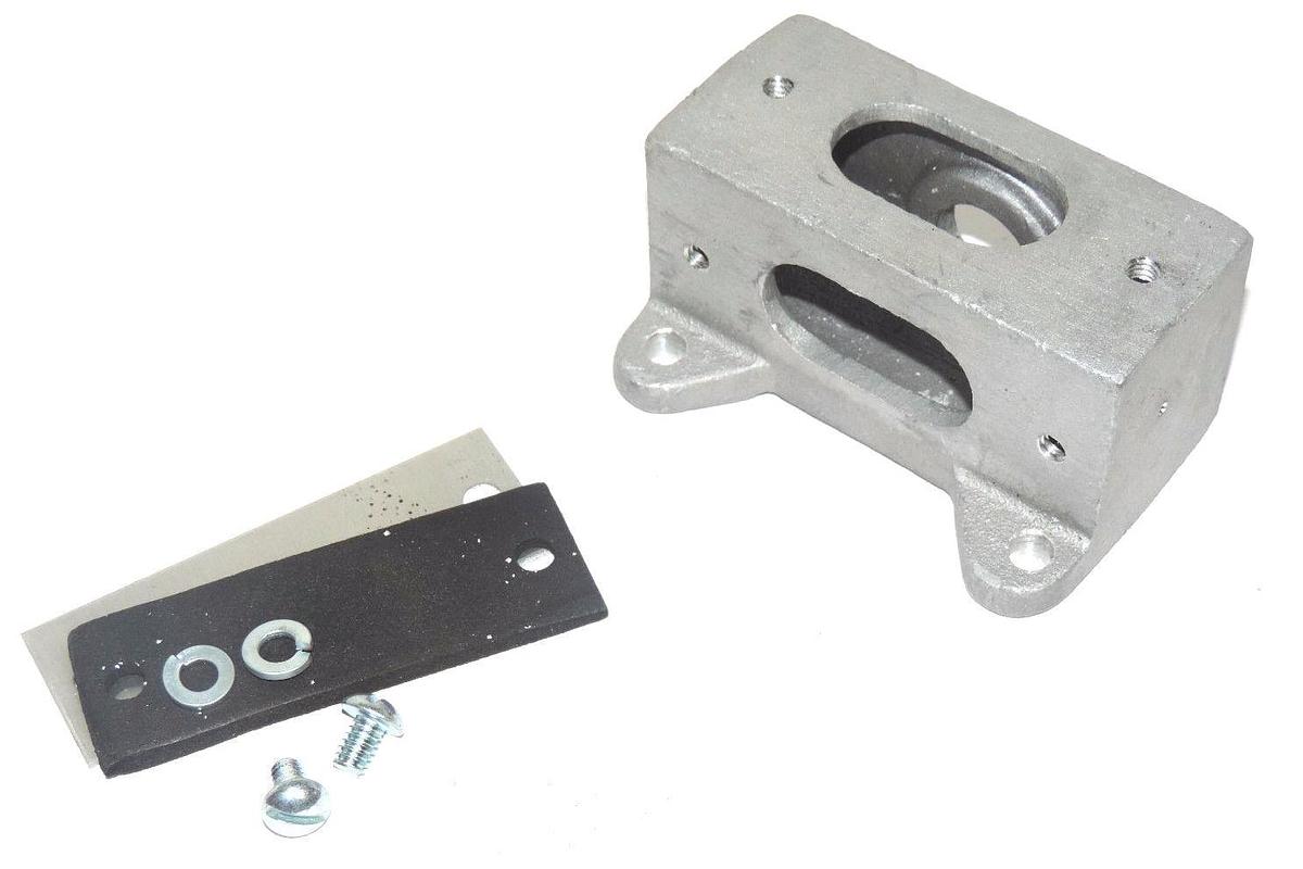 NEW WOODHEAD BRAD HARRISON 22806 2P CAST SAFETY PLUG RECEPTACLE ASSY W/O PLUG
