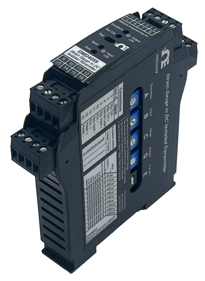 OMEGA DMD4059 Strain Gauge to DC Transmitter Signal Conditioner 1200V Iso, NSNP
