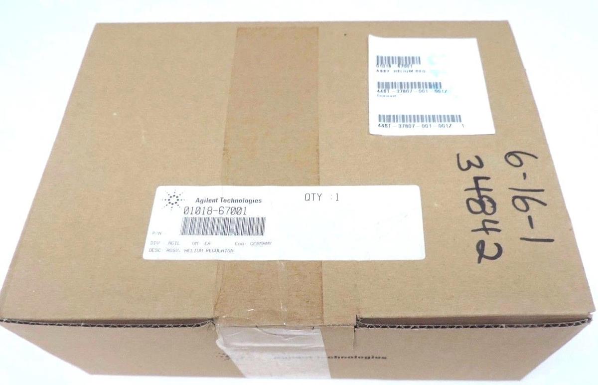 Used NIB AGILENT TECHNOLOGIES 01018-67001 ASSY, HELIUM REGULATOR 0101867001