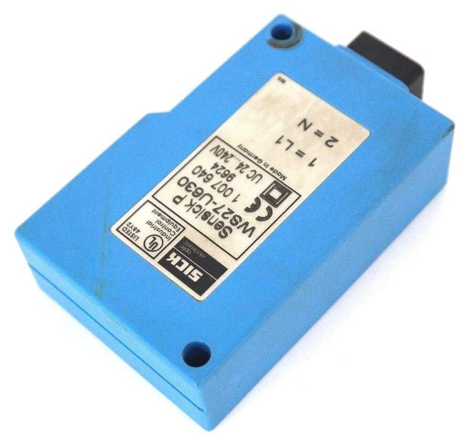 Used SICK OPTIC WS27-U630 PHOTOELECTRIC 24-240V, 2VA, WS27U630
