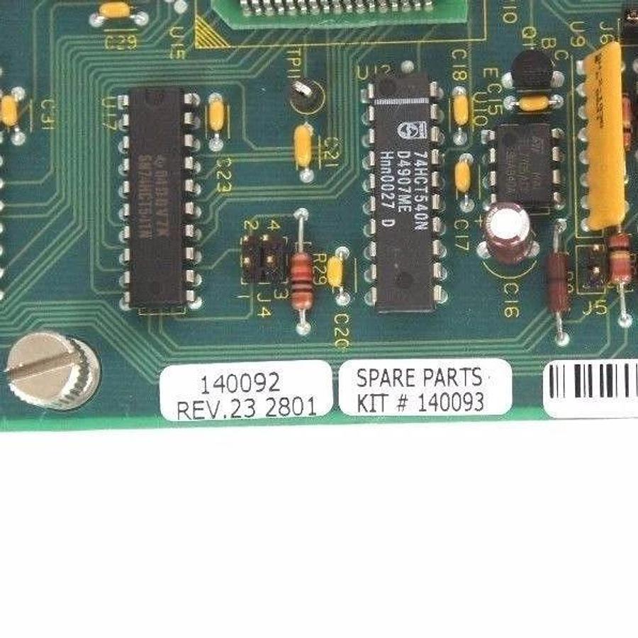 Used ALLEN BRADLEY 140092 REV. 23 2801 BOARD VSR0100306 SPARE PARTS KIT# 140093