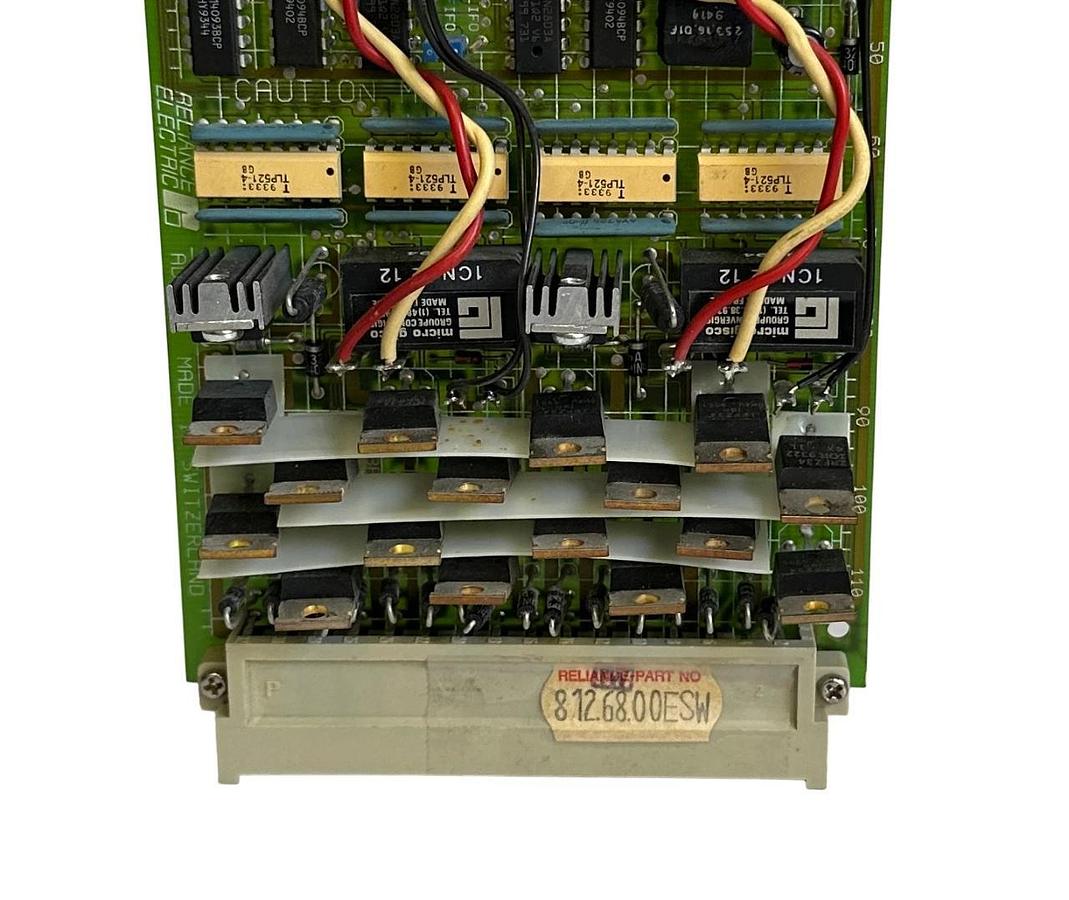 Used RELIANCE ELECTRIC 812.68.00 / 812.68.00ESW 24VDC 2A OUTPUT MODULE ADOI