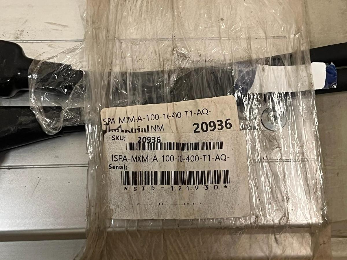 Used IAI ISPA-MXM-A-100-10-400-T1-AQ-NM Linear Actuator | 400mm 100W Reverse Home
