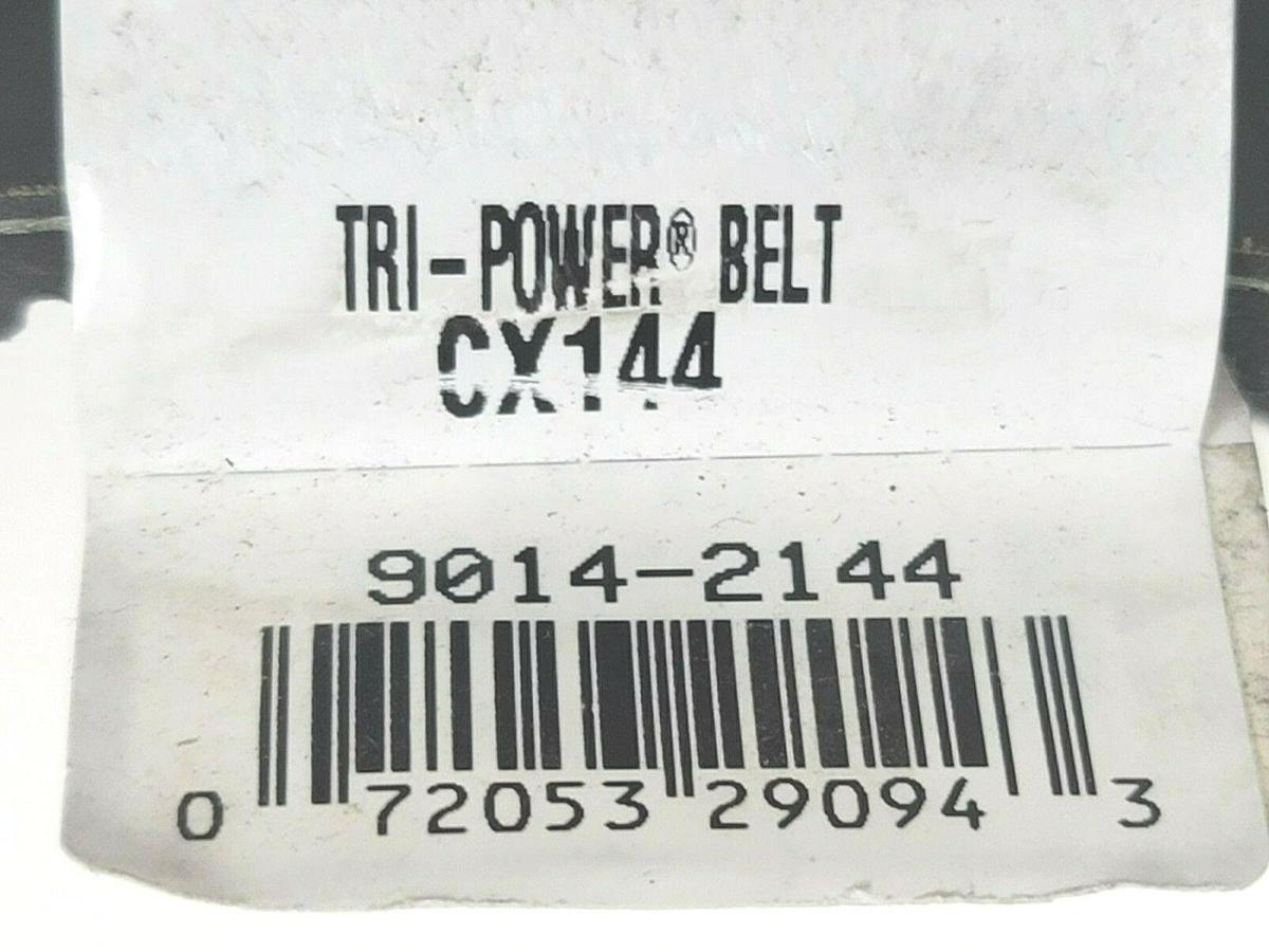 Used NEW GATES CX144 TRI-POWER BELT 9014-2144