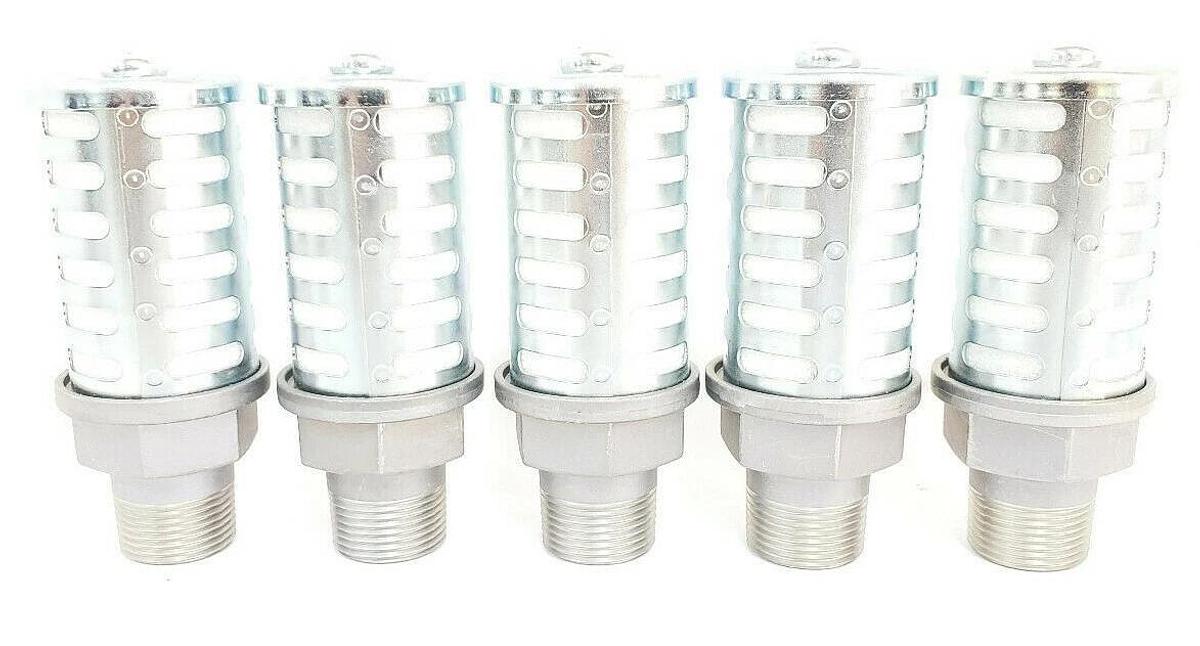 Used LOT OF 5 NEW SMC AN500-06 AN SILENCERS AN 3/4INCH STANDARD (PT)