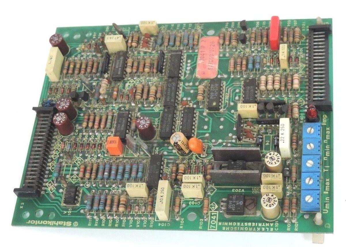 Used LENZE 7041P2 PC BOARD STAHLKONTOR 7041 P 2, 5/7050/0726