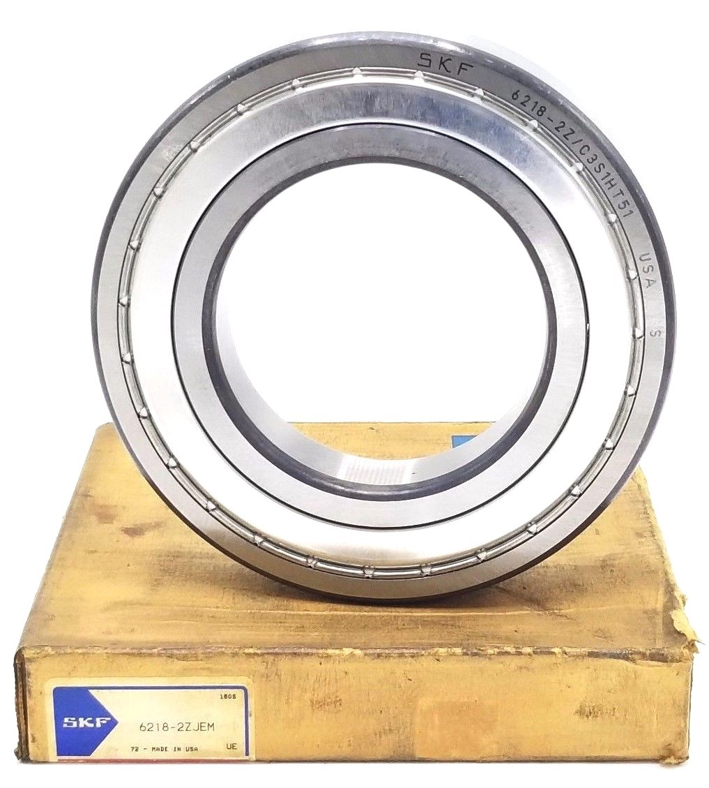 Used NIB SKF 6218-2ZJEM SINGLE ROW BALL BEARING 62182ZJEM